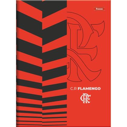 Imagem de Caderno Brochurão Capa Dura Flamengo 80 Folhas - Pacote com 05 Unidades