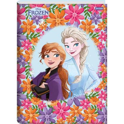 Imagem de Caderno Brochurão Capa Dura Frozen 80 Folhas Pacote com 05