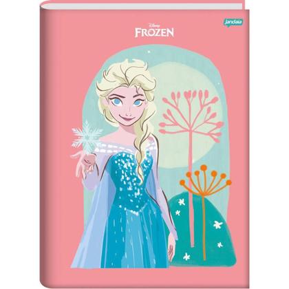 Imagem de Caderno Brochurão Capa Dura Frozen 80 Folhas Pacote com 05