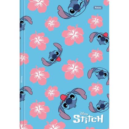 Imagem de Caderno Brochurão Capa Dura STITCH 80 Folhas Pacote com 05