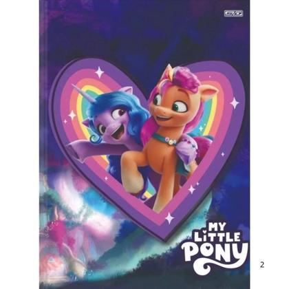 Imagem de Caderno Brochurao Univers Capa Dura 80fls My Little Pony