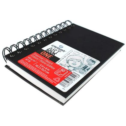 Imagem de Caderno Canson Artbook One Espiral 10,2x15,2 100 g/m 80 fls 60039210