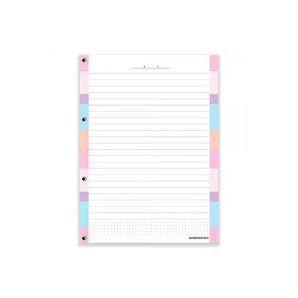 Imagem de Caderno Colegial Argolado 10 Matérias Cristales Tons Pastel 160 Folhas Capa Dura Animativa