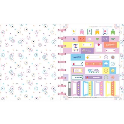 Imagem de Caderno Colegial Tilidisco 10 Matérias Happy 160 Folhas
