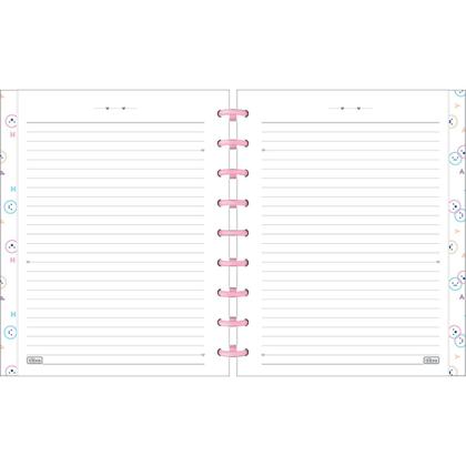 Imagem de Caderno Colegial Tilidisco 10 Matérias Happy 160 Folhas
