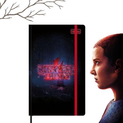 Imagem de Caderno Costurado Capa Dura Stranger Things 80Fls- Tilibra