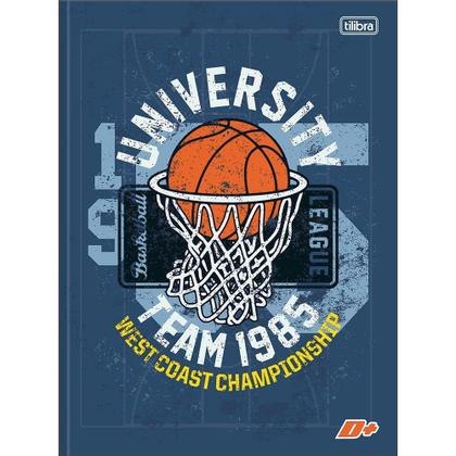 Imagem de Caderno Costurado Tilibra 1/4 Capa Dura D+ 96 Folhas - Embalagem com 5 Unidades