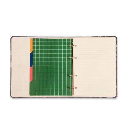 Imagem de Caderno Criativo Office Duo Argolado Clássica Pautado & Pontado A5 Café Cicero