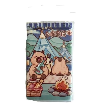 Imagem de Caderno de Adesivos Capivara Almofadado Cores e Modelos Sortidas  Diversão e Criatividade em Cada Página