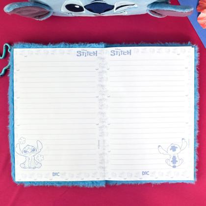 Imagem de Caderno de Anotações Fluffy Stitch Pelúcia 80fls - DAC