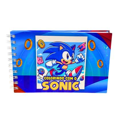 Imagem de Caderno De Colorir Estilo Bobbie Good Menino Minecraft Sonic