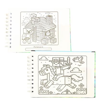 Imagem de Caderno De Colorir Estilo Bobbie Good Menino Minecraft Sonic