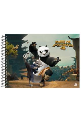 Imagem de Caderno de Desenho Capa Dura Sem Margem 60 Folhas - Kung Fu Panda