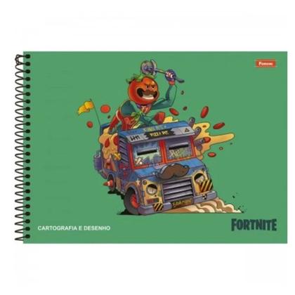 Imagem de Caderno de Desenho Espiral Fortnite - 96 fls Foroni