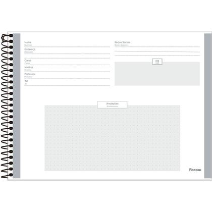 Imagem de Caderno de desenho Foroni sauros espiral 80 folhas