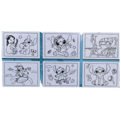 Imagem de Caderno de Desenho Infantil Stitch Capa Dura 50 Folhas