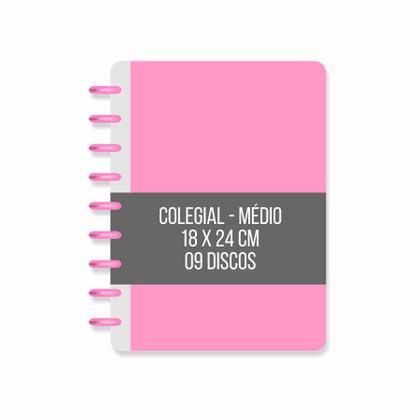 Imagem de Caderno de Disco Sistema Inteligente Color Clássico - Verde Clean