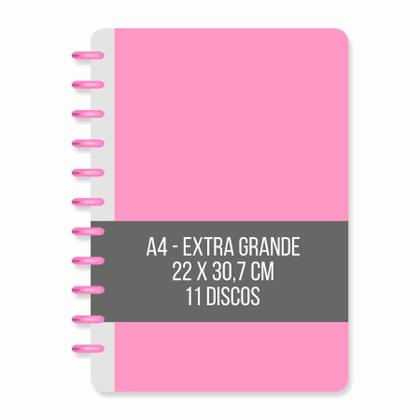 Imagem de Caderno de Disco Sistema Inteligente Colorido com Flores Coleção Special Place - Bloom 