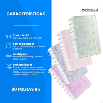 Imagem de Caderno De Discos Inteligente Grande B5 Caderneta Anotação