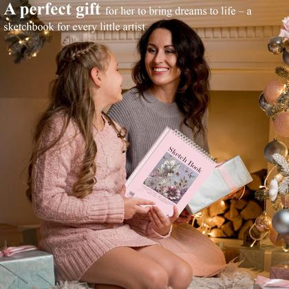 Imagem de Caderno de Esboços Fuxi 9x12cm - Bloco de Desenho Espiral com 100 Folhas