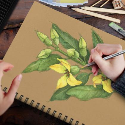 Imagem de Caderno de Esboços NIL-TECH Premium - 9x12" - 175g/m² - 70 Folhas