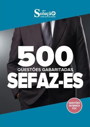 Imagem de Caderno de Questões SEFAZ-ES - 500 Questões Gabaritadas