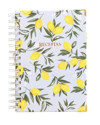 Caderno de Receitas 96 Folhas P/ Preencher c/ 6 divisórias - Bisou Papier Imagem de Caderno de Receitas 96 Folhas P/ Preencher c/ 6 divisórias