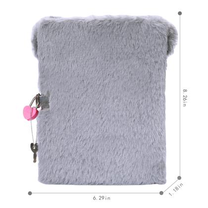 Imagem de Caderno diário YOYTOO Koala Plush com fechadura para meninas de 5 a 12 anos