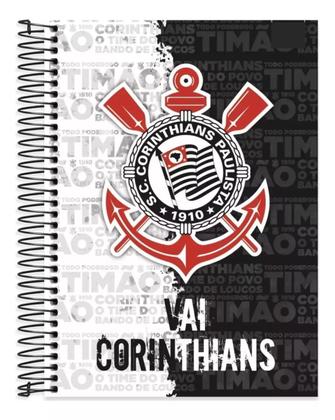 Imagem de Caderno Escolar 10 Materias 160 Folhas Corinthians Classico