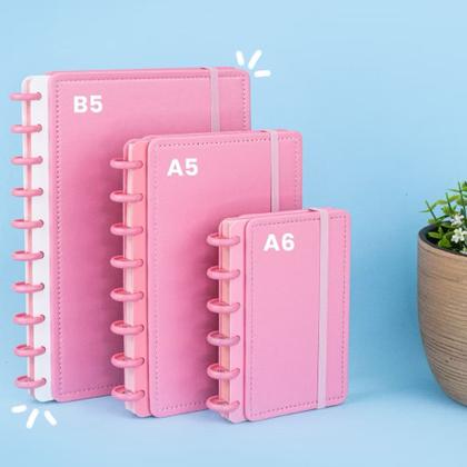 Imagem de Caderno Escolar Com Folhas Destacáveis Capa Dura Capivara Fofa Disco Inteligente Anotações Grande Colorido Papelaria Volta As Aulas Escola