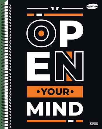 Imagem de Caderno Espiral 1/4 Capadura 96FLS KBOM