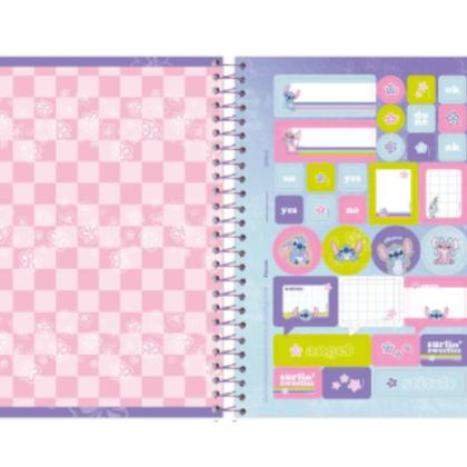 Imagem de CADERNO ESPIRAL 1/4 Pequeno - CAPA DURA STITCH 80F - FORONI