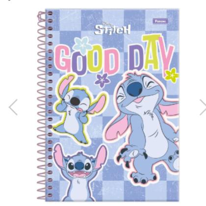 Imagem de CADERNO ESPIRAL 1/4 Pequeno - CAPA DURA STITCH 80F - FORONI