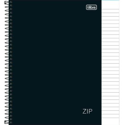 Imagem de Caderno Espiral 1 matéria 80 fls Kit 4un Capa Dura Preto Tilibra Escolar Ensino Médio Colegial Universitário Faculdade