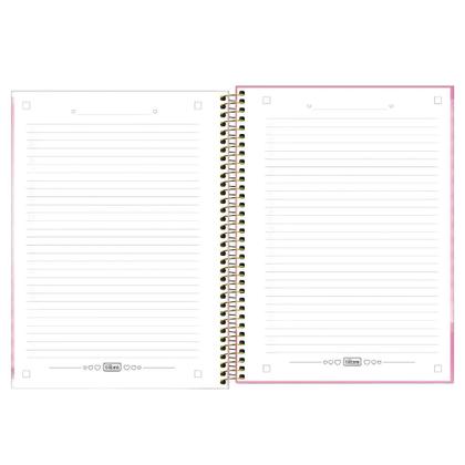 Imagem de Caderno Espiral Grande Universitário Jolie 10 Matérias 160 Folhas Capa Dura - Tilibra  Papelaria  Escolar  Meninas 
