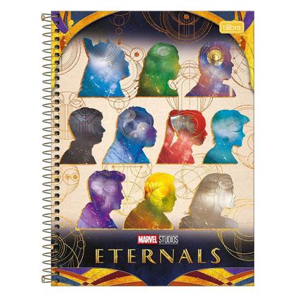 Imagem de Caderno Espiral Universitário Capa Dura 80 Folhas Eternals - Tilibra