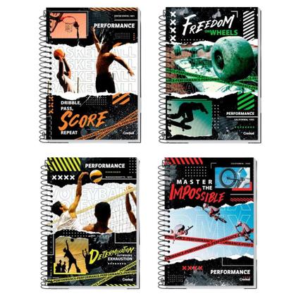 Imagem de Caderno Espiral Universitário Capa Dura A4 1 Matéria 80 Folhas Performance CREDEAL