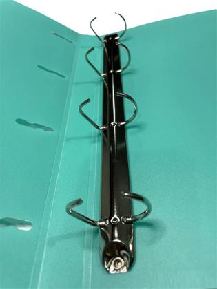 Imagem de Caderno Fichário  Argolado Pastel PP C/ Bloco + 6 Divisórias