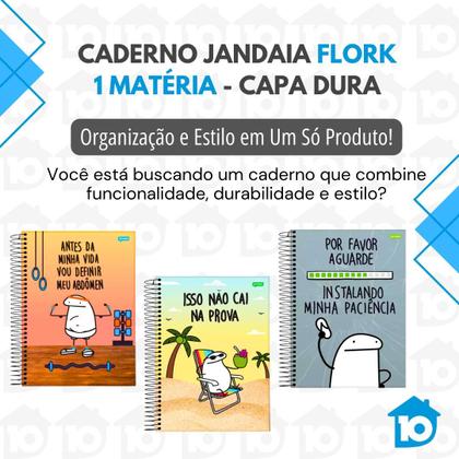 Imagem de Caderno Flork Meme 10 Matérias 160 Folhas Jandaia Espiral
