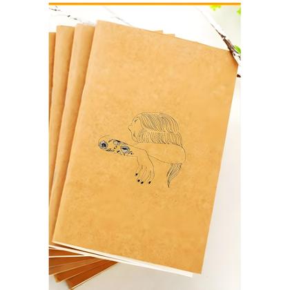 Imagem de Caderno Hahnemuhle Kraft Sketch Book Meia Espiral A5 80 Folhas
