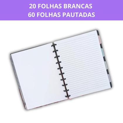 Imagem de Caderno Inteligente Disco Completo com Divisórias 80 Folhas