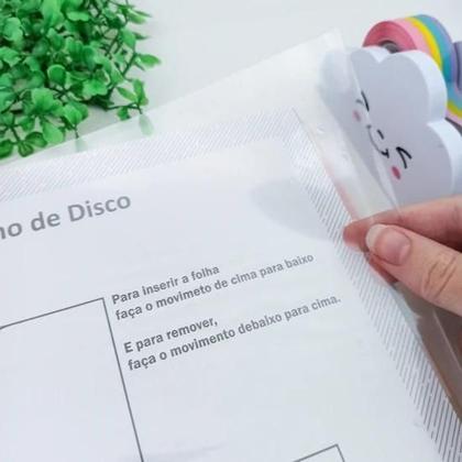Imagem de Caderno Inteligente Disco Completo com Divisórias 80 Folhas