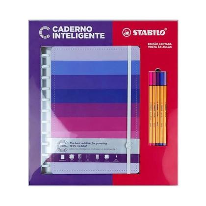 Imagem de Caderno Inteligente Grande Shades of Pink Combo Stabilo