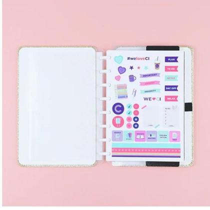 Imagem de Caderno Inteligente Lets Glitter Gold - Pequeno - A5