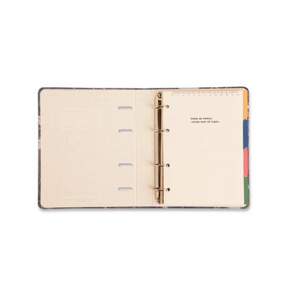 Imagem de Caderno Office Cicero A5 Lagoa Cisne Floral Off White 80fls