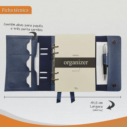 Imagem de Caderno Organizer 147-R Raffai Couros