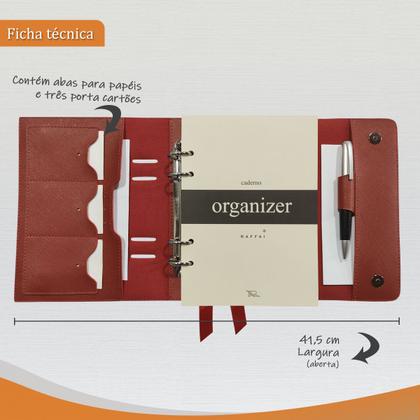 Imagem de Caderno Organizer 147-R Raffai Couros
