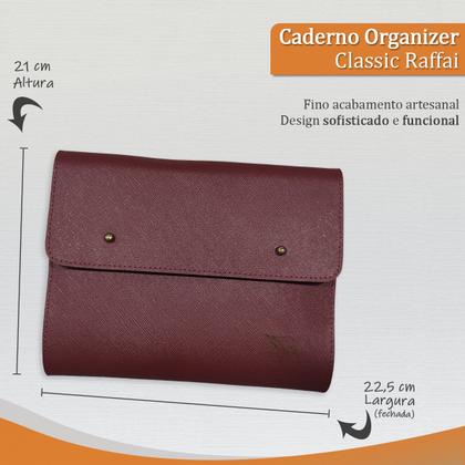 Imagem de Caderno Organizer 182-R Personalizado Raffai Couros