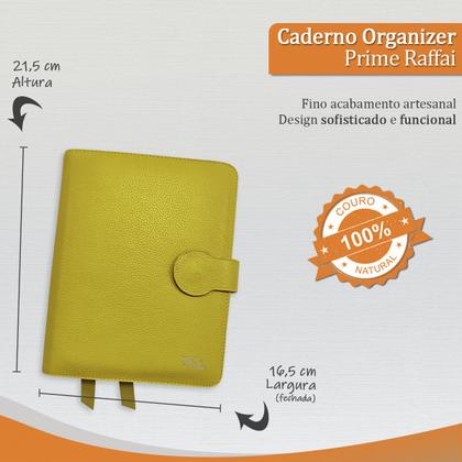 Imagem de Caderno Organizer Couro 127-R Raffai Couros