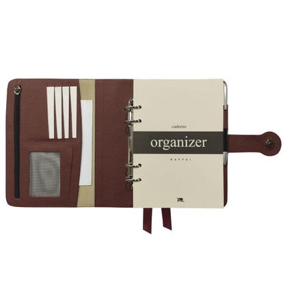 Imagem de Caderno Organizer Couro 127-R Raffai Couros